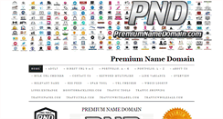 Desktop Screenshot of premiumnamedomain.com