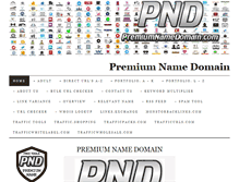Tablet Screenshot of premiumnamedomain.com